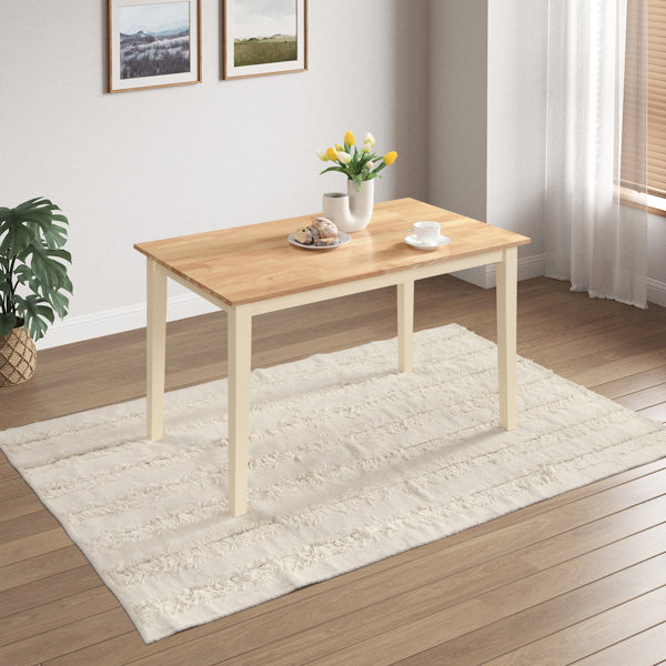 Marlow Home Co. Alissah Solid Wood Farmhouse Dining Table - Traditional